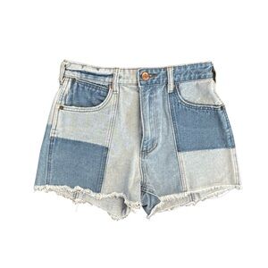Billabong x Wrangler Patchwork Denim Shorts